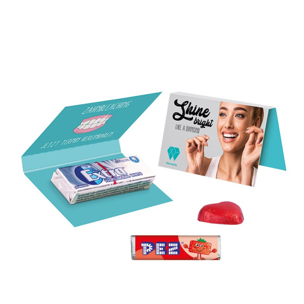 Werbekarte Visitenkartenformat Wrigley's EXTRA®